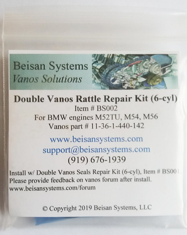 Beisan Doppel Vanos Rassel Reparatursatz für BMW M52TU, M54, M56